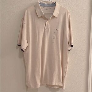 Tommy Hilfiger Men's Beige Polo Shirt